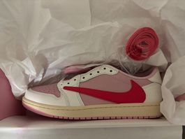 Jordan 1 Retro Low OG SP Travis Scott Sail Tropical Pink