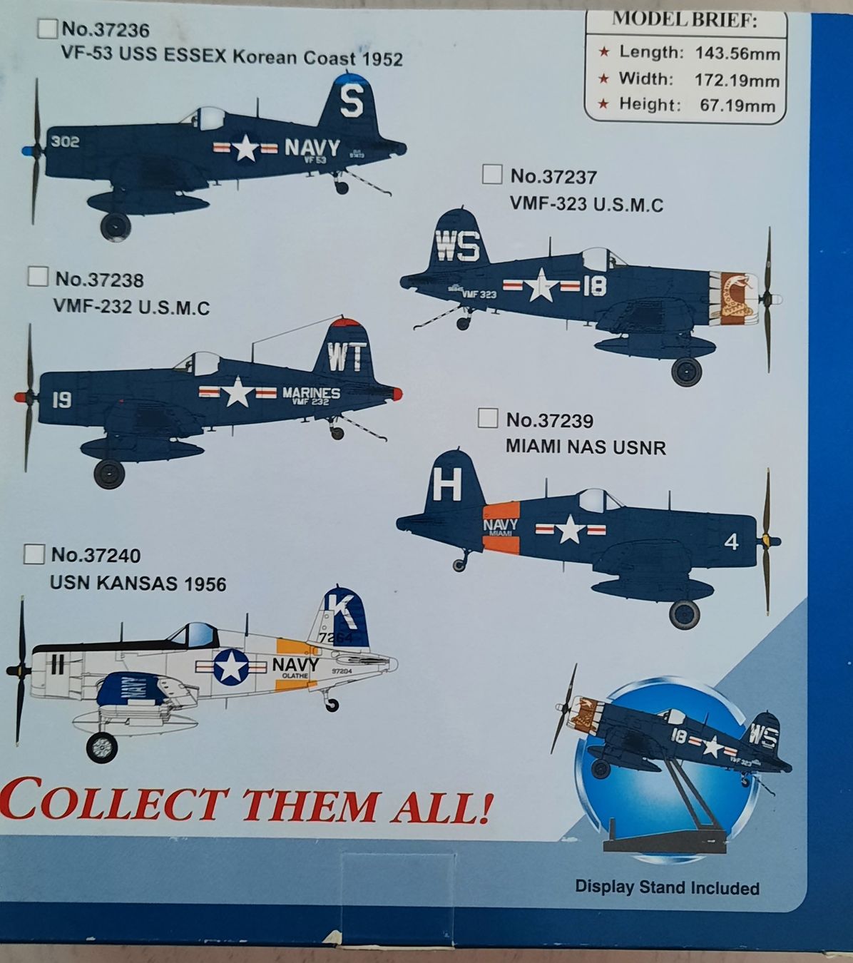 Kits de montage: F4U-4 "Corsair" 1:72 – Neuf avec emballage d'origine à Engelburg par Clictop 1