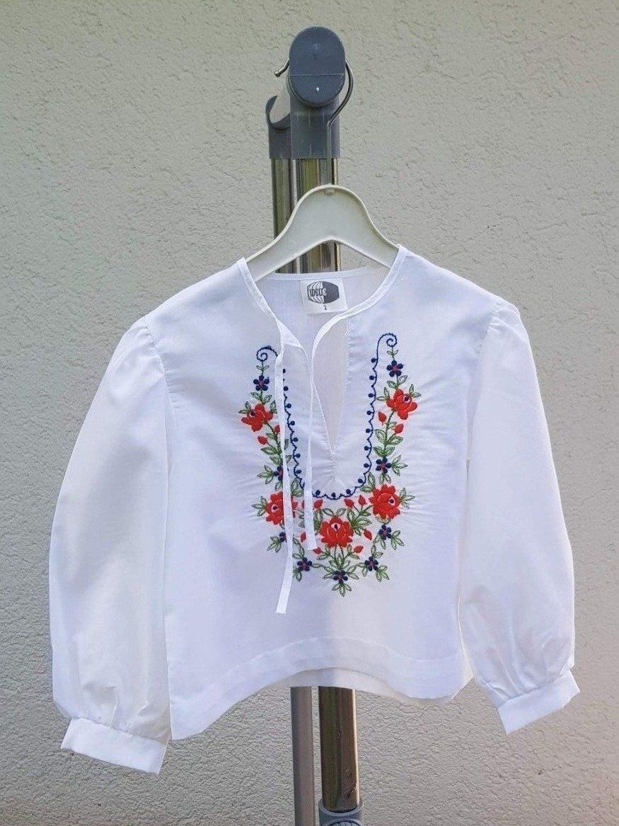 Camicette, T-shirt & Top: Trachtenbluse Kind 1970er – Usato da Mörschwil venduto da wunderkiste44 4