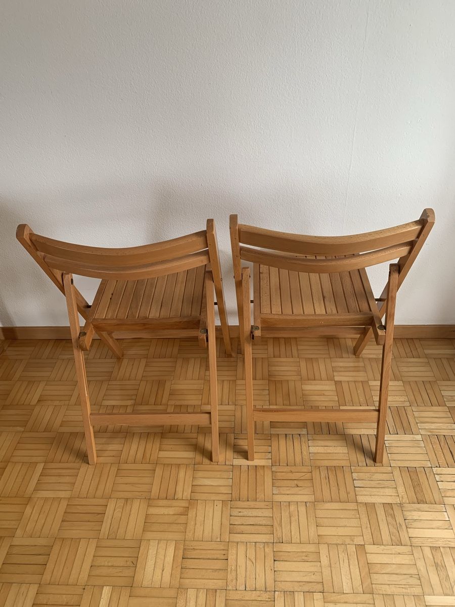 Sedie: ( 2 ) Klappstühle Holz  – Usato da Obfelden venduto da montes50 2