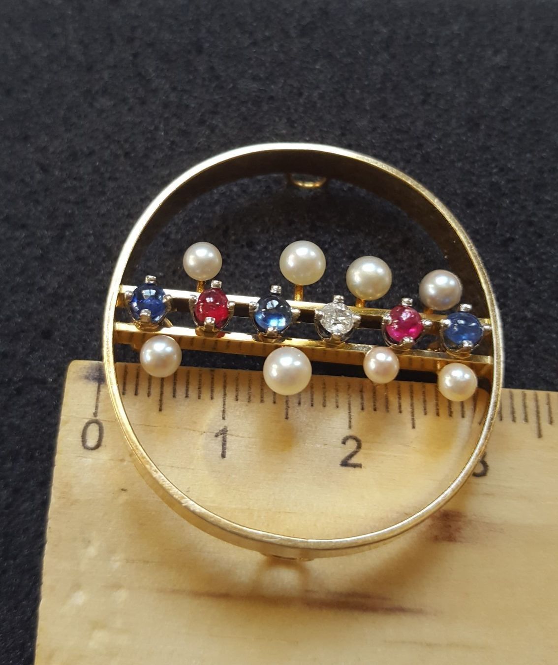 Spille & Fermagli: 750 Broche mit Brillant/Rubine/Saphire – Nuovo (secondo la descrizione) da Wald ZH venduto da Dasilver 6