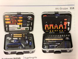 ELEKTRO Werkzeugkoffer Proficraft 128-tlg.