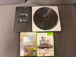 DJ Hero controller + 2 giochi Microsoft Xbox 360