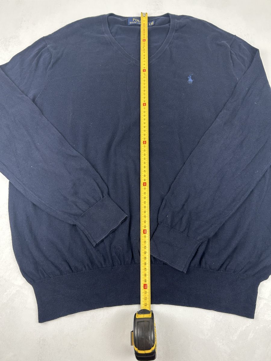 Ralph Lauren Maglioni & Felpe: Pull col V Ralph Lauren bleu marine - taille L – Nuovo (secondo la descrizione) da Hauterive NE venduto da Leo_o 3