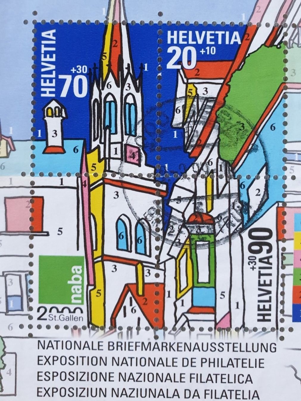 Tutti i francobolli: (413) St. Gallen 2000 – Usato da Schwarzhäusern venduto da Inot3 2
