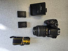 Nikon D3400 mit AF-S Nikkor 18-55mm 1:3,5-5,6G