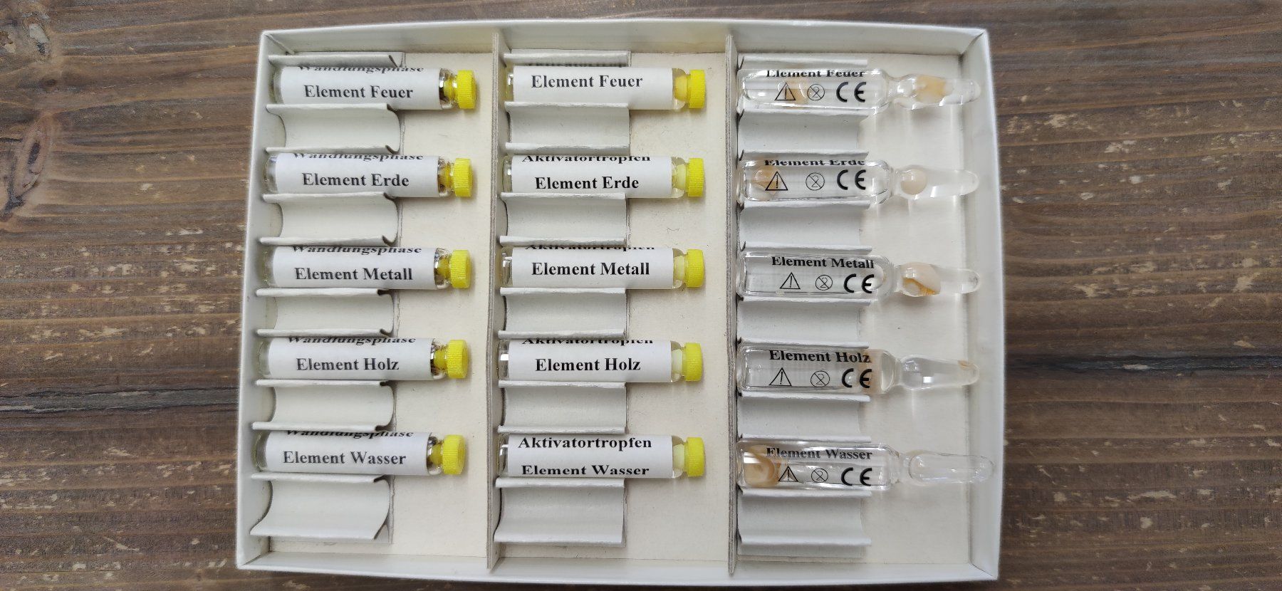 Attrezzature mediche: Keymer Testkasten "Wandlungsphasen" für Bioresonanz / EAV – Usato da Eiken venduto da alipanther01