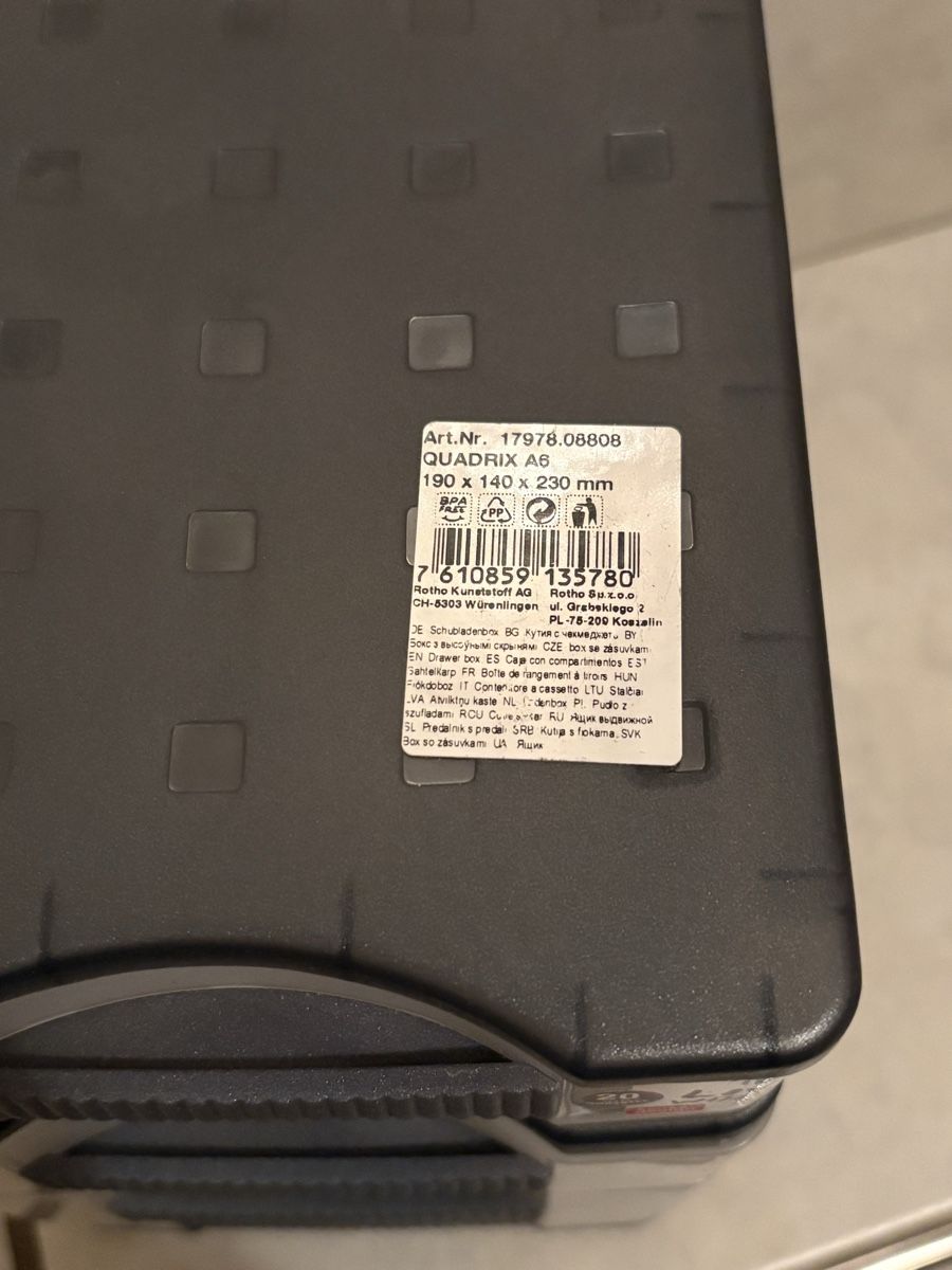 Rotho Contenitori & Simili: Schubladenbox Rotho – Nuovo (secondo la descrizione) da Meilen venduto da Harley. 1