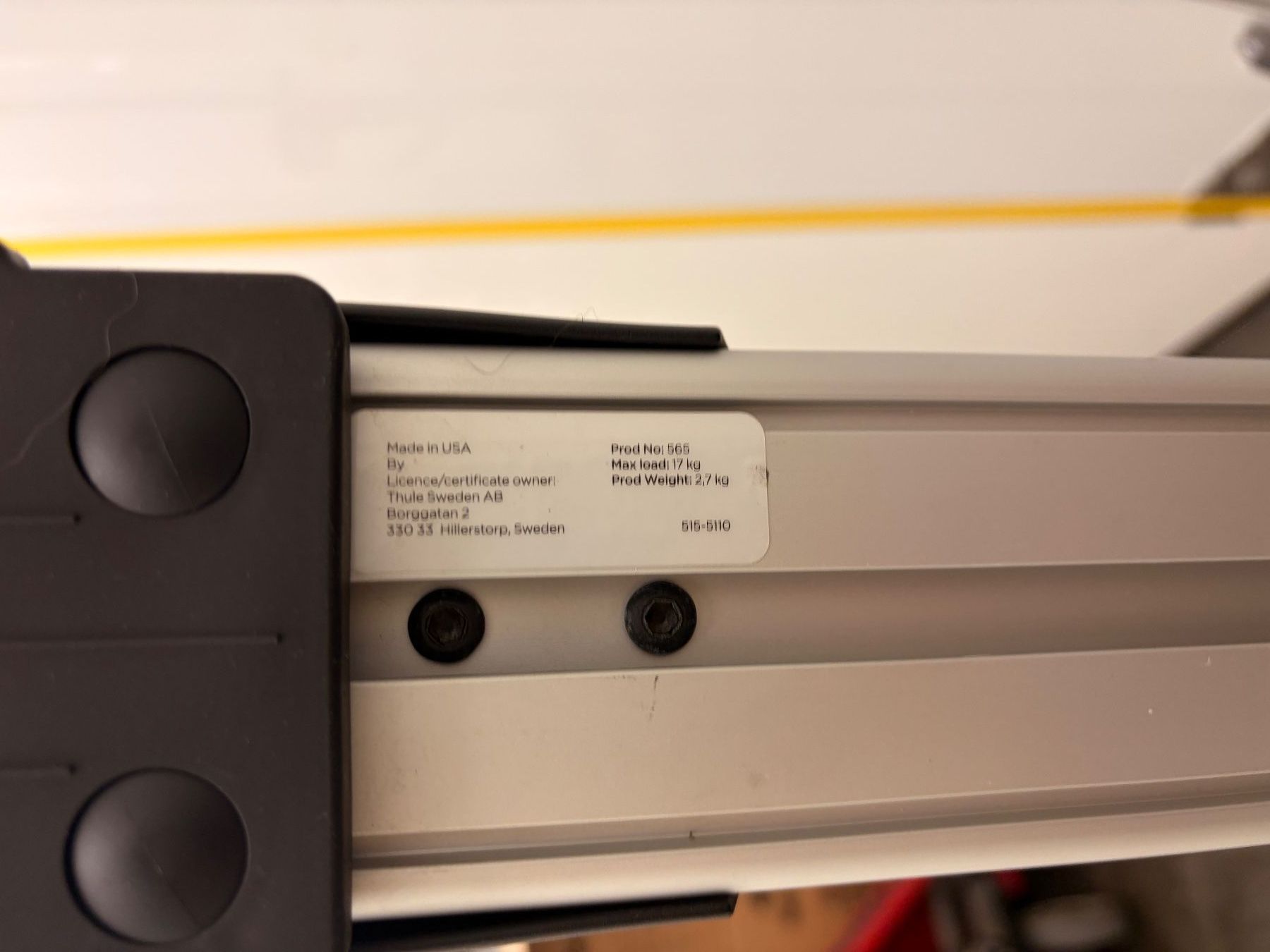 Thule Supporti per biciclette: Thule Bike Mount 565 x 2 + Ski rack + Wheel mounts – Usato da Binningen venduto da Edeag3 6