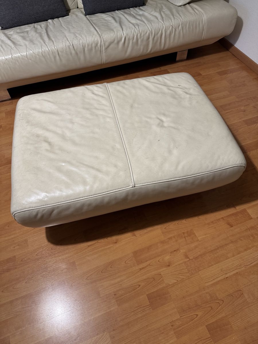 Divani: 2x Ledersofas mit grosser Ottomane – Usato da Zürich venduto da and_9jfk 4