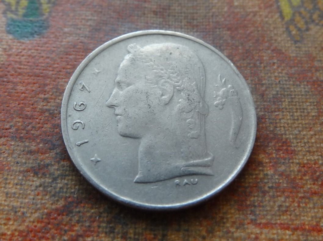 Tutti le monete: BELGIQUE  1  Franc  1967 – Usato da Romanel-sur-Lausanne venduto da Swift13
