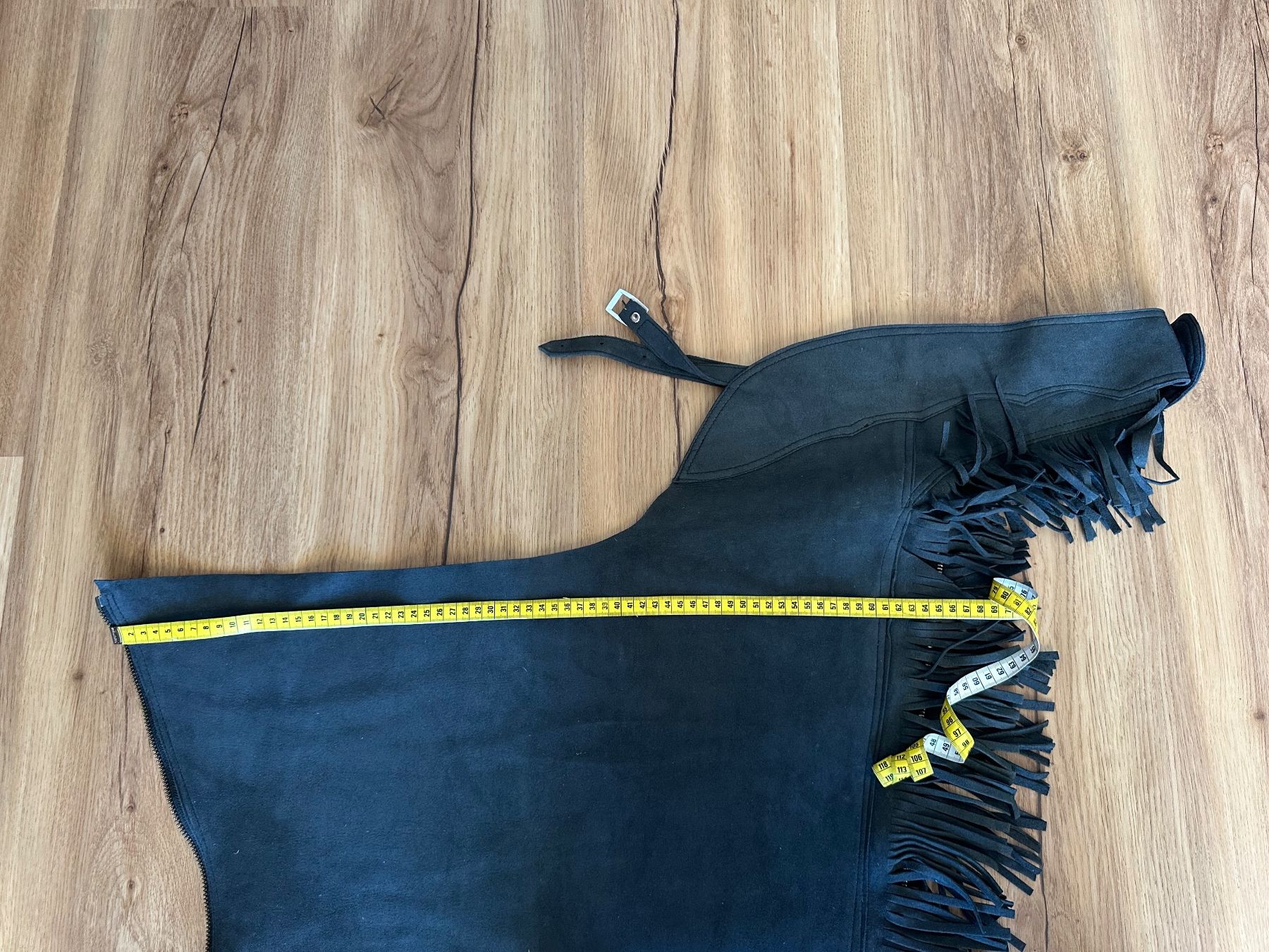 Pantaloni: Westernchaps mit Fransen anthrazit – Usato da Schüpfheim venduto da ver_8xlx 3