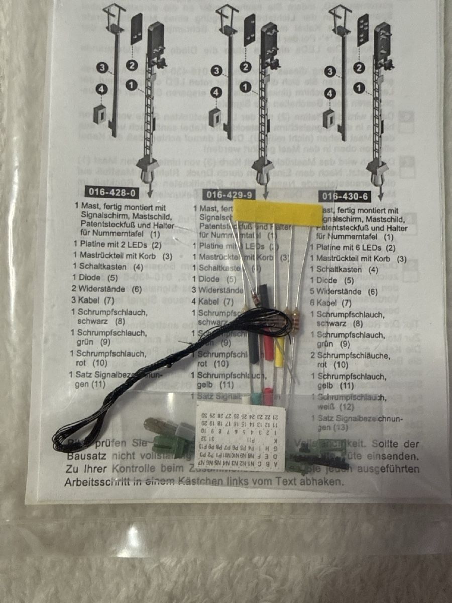 Trains électriques: DB Licht-Ausfahrsignal, ungeöffnet. – Neuf avec emballage d'origine à Basel par sam_7gsy 3