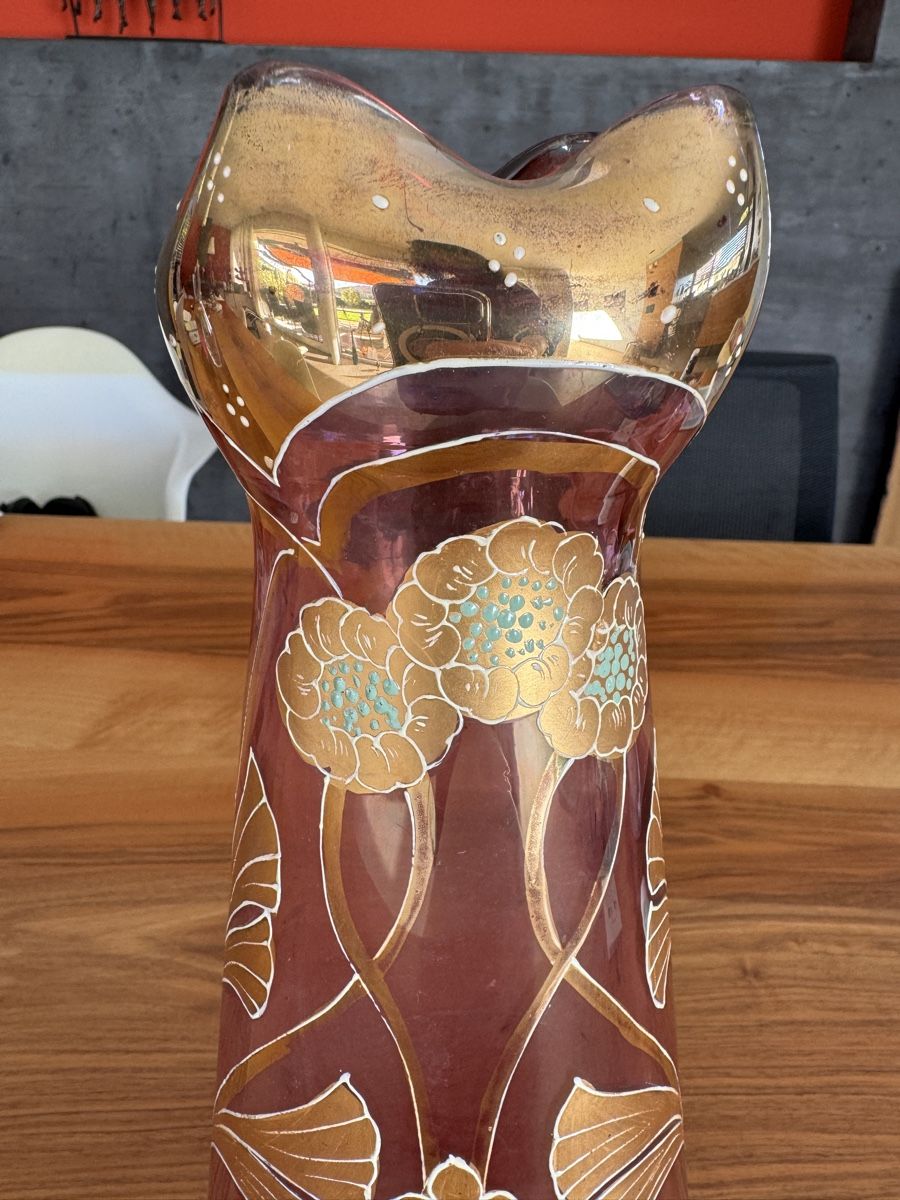 Vasi & Recipienti: Vase gross Jugendstil wunderschön selten – Usato da Gipf-Oberfrick venduto da Iberico 2