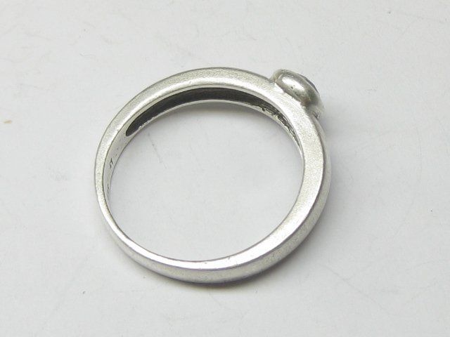 Ringe: feiner Ring Silber 925 blauer Spinell synthetisch Gr. 60 – Gebraucht aus Ermatingen von Decovin 4