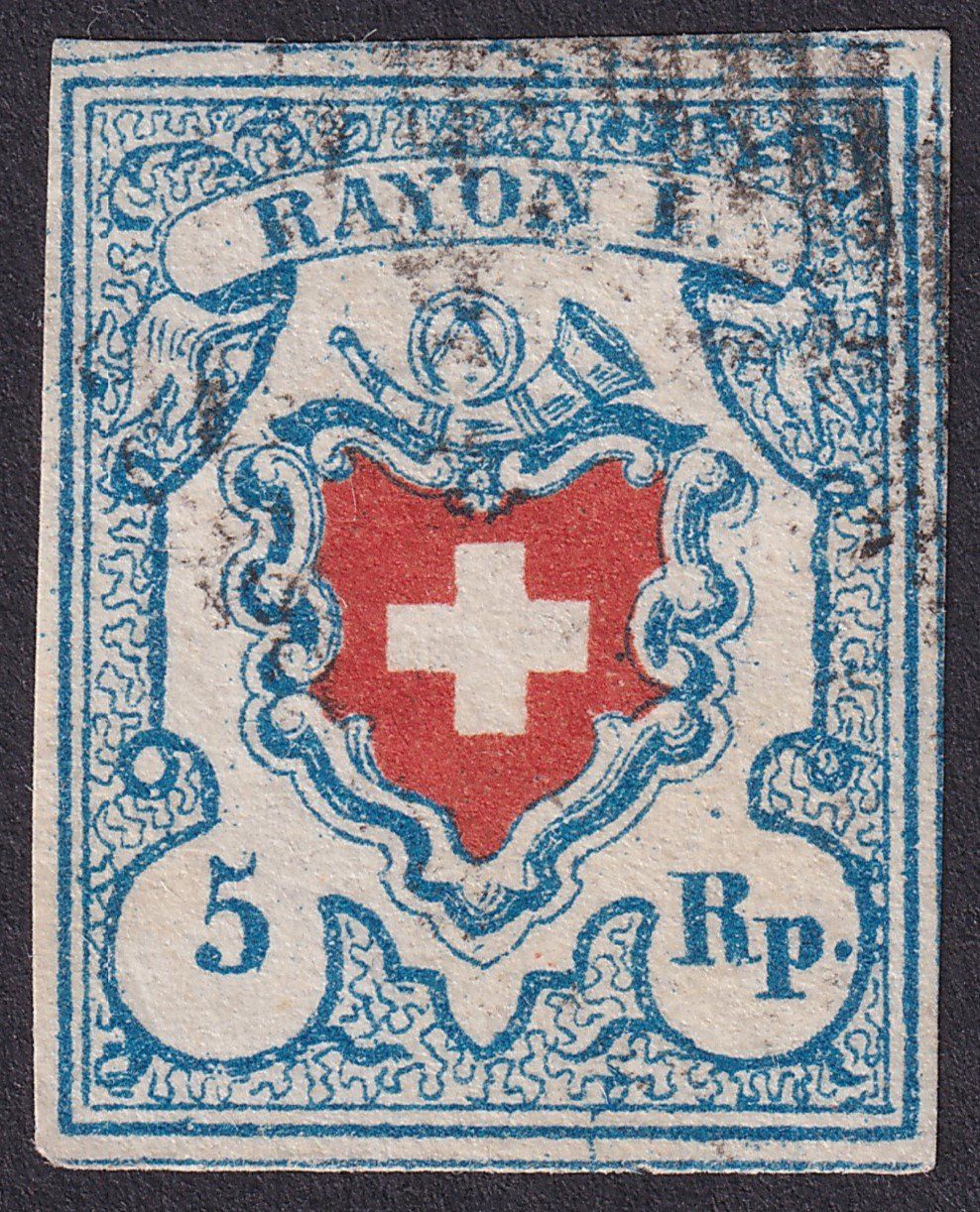 Tutti i francobolli: 17II, Rayon II T.7 B3-LU, gut gerandet – Usato da Ebikon venduto da SilvioFreund