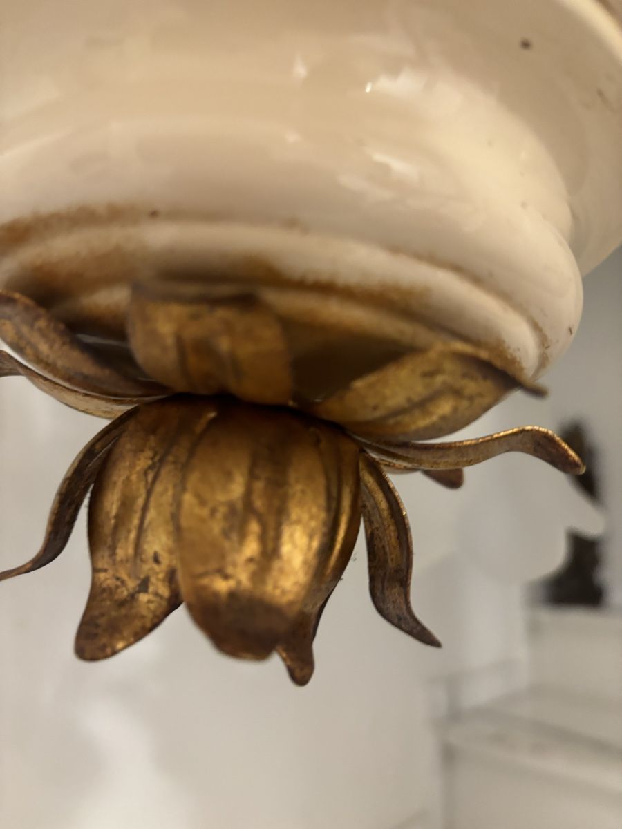 Lampadari & plafoniere: Hängelampe mit Blumenkelchen  und Blättern – Usato da Kriens venduto da Mollinos 4