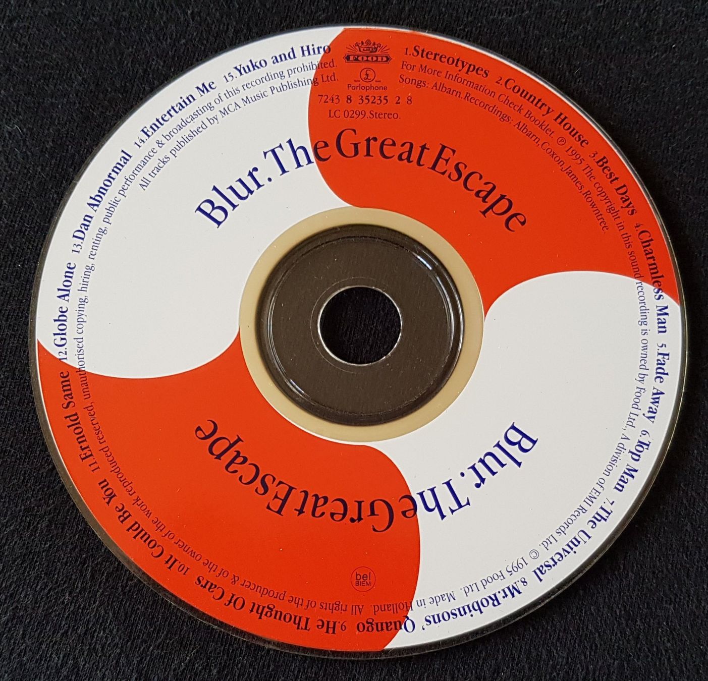 CDs: Blur – The Great Escape - CD - 1995 - First Press – Gebraucht aus Uster von Zardodel 2