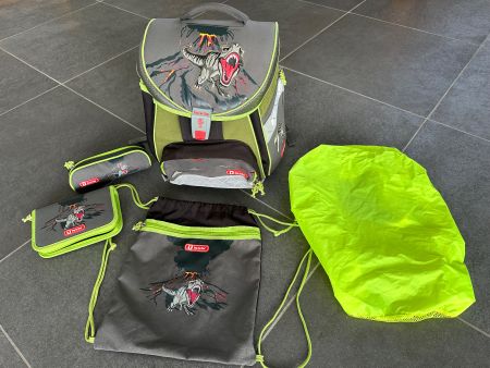 Schulranzen Set Step by Step, Dinosaurier Motiv, Top Zust...