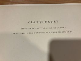 Claude Monet Reproduktion in Farbe von Anne Marie Cetto