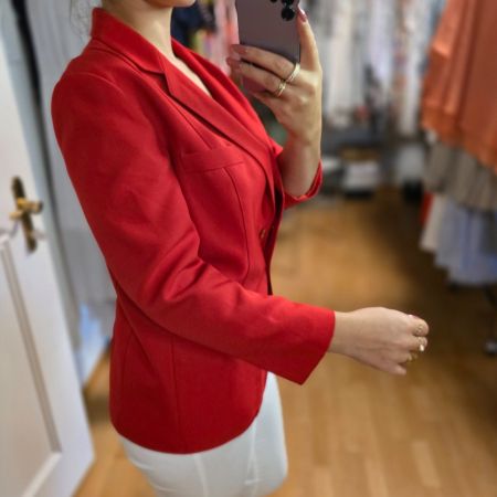 ❤️ Roter Damen Blazer, Gr. 40, Vintage