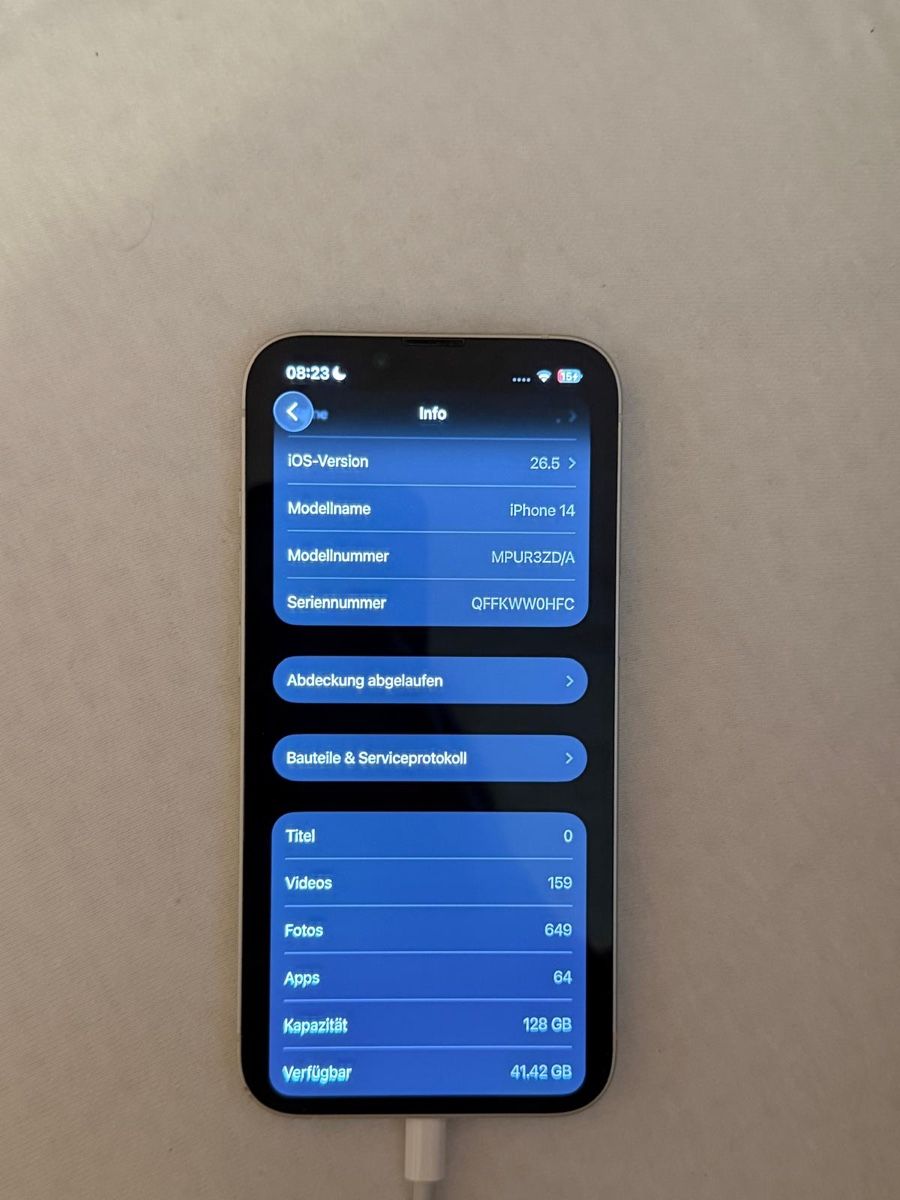 Apple Handys / Smartphones: iPhone 14  – Gebraucht aus Fahrni b. Thun von nic_f22d 2