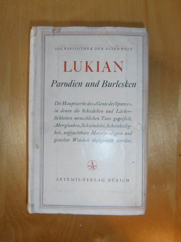 Libri: Lukian - Parodien und Burlesken – Usato da Zürich venduto da rudirentier