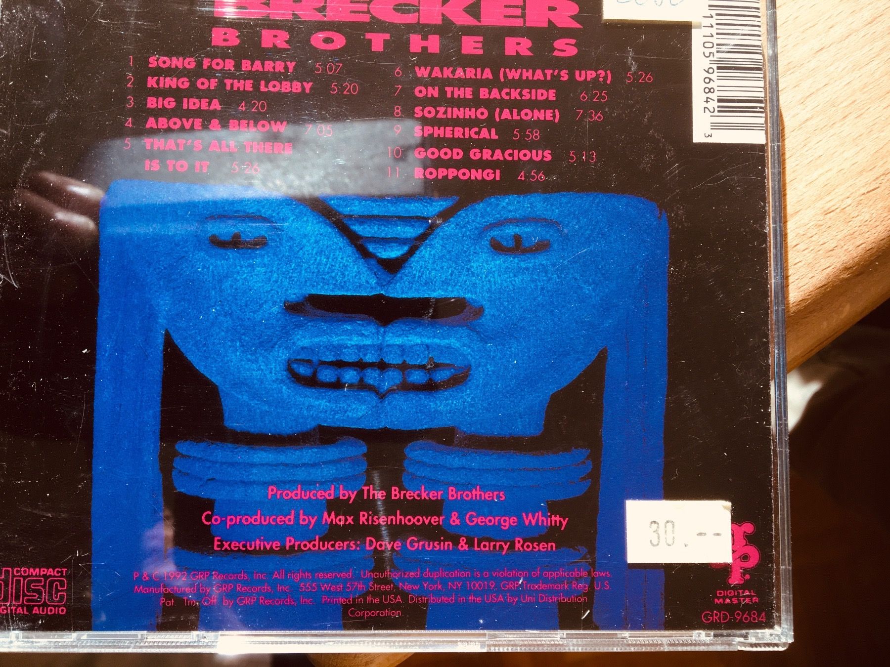CD: Brecker Brothers – Usato da Arth venduto da Vrecam51 1