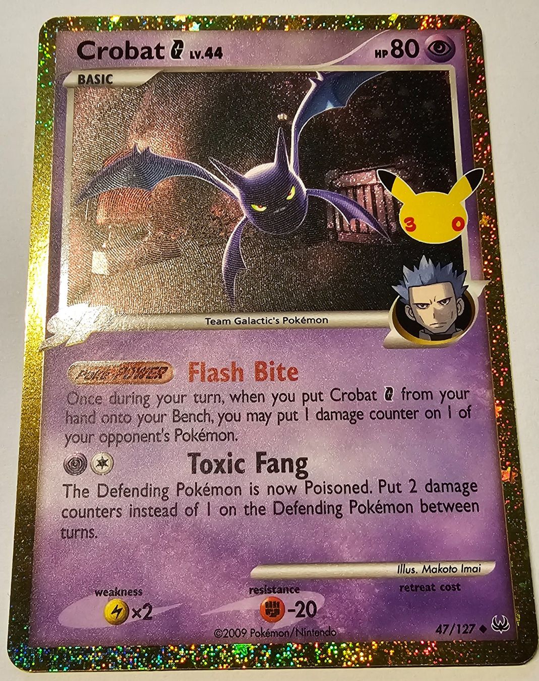 Pokémon Carte collezionabili: Crobat Lv.44 30th Celebration EN – Nuovo (secondo la descrizione) da Cham venduto da Pfingsti