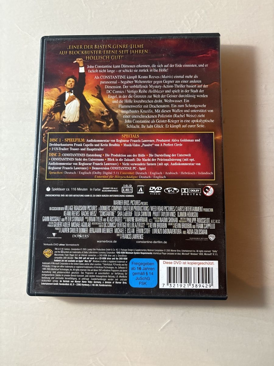 Alle DVDs: Keanu Reeves- Constantine – Gebraucht aus Ruswil von Slivio_ 1