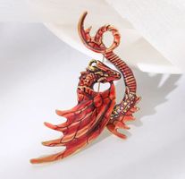 Brosche/ Anhänger ( 2 in 1) Drache