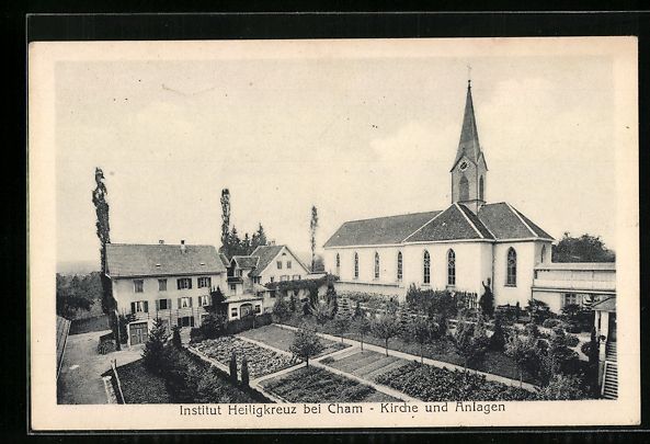Cartes postales: Cham, Institut Heiligkreuz, Kirche und A – D'occasion à Berlin par bartko-reher
