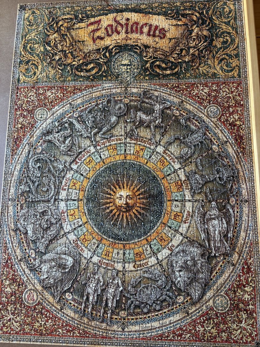 Educa Puzzle: Educa puzzle 1000 Teile - Zodiacus - complet – Usato da Zweisimmen venduto da Domii 2