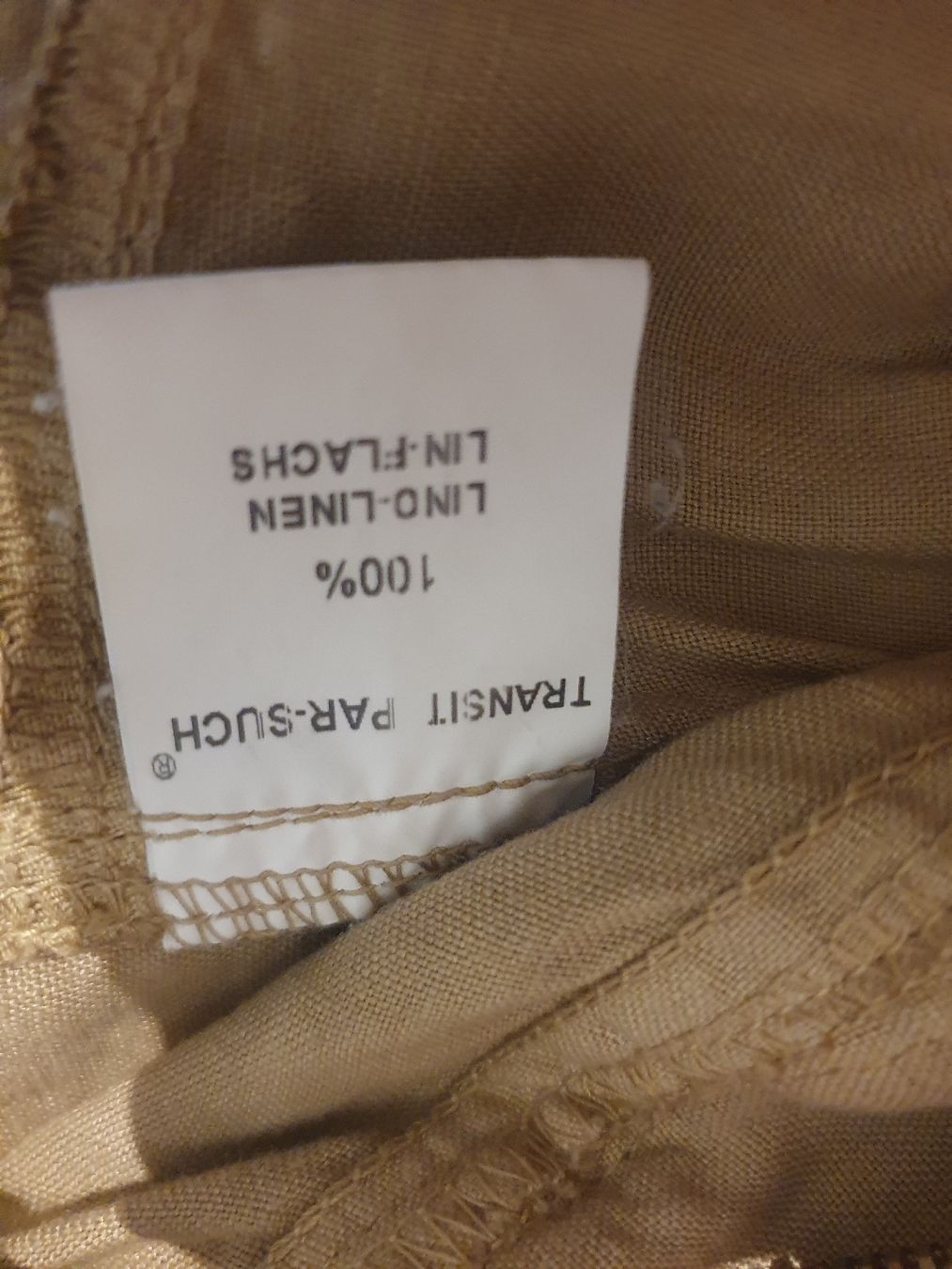 Gonne: TRANSIT Leinenrock beige, Gr. 3/38 – Usato da Horgen venduto da webcaro411 3