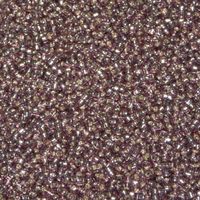 Saatperlen Miyuki Smoky Amy Silver Lined 3mm