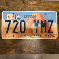 🇺🇸 U.S. Autoschild - Utah 720 YMZ - ORIGINAL
