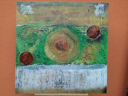 Kunstobjekt, Gemälde Acryl auf Leinwand
