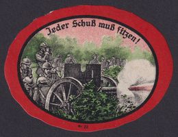 Vignette, Propaganda: "Jeder Schuss muss sitzen"