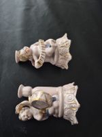 Zuckersüsse Cherub Kerzenhalter Set, Vintage 