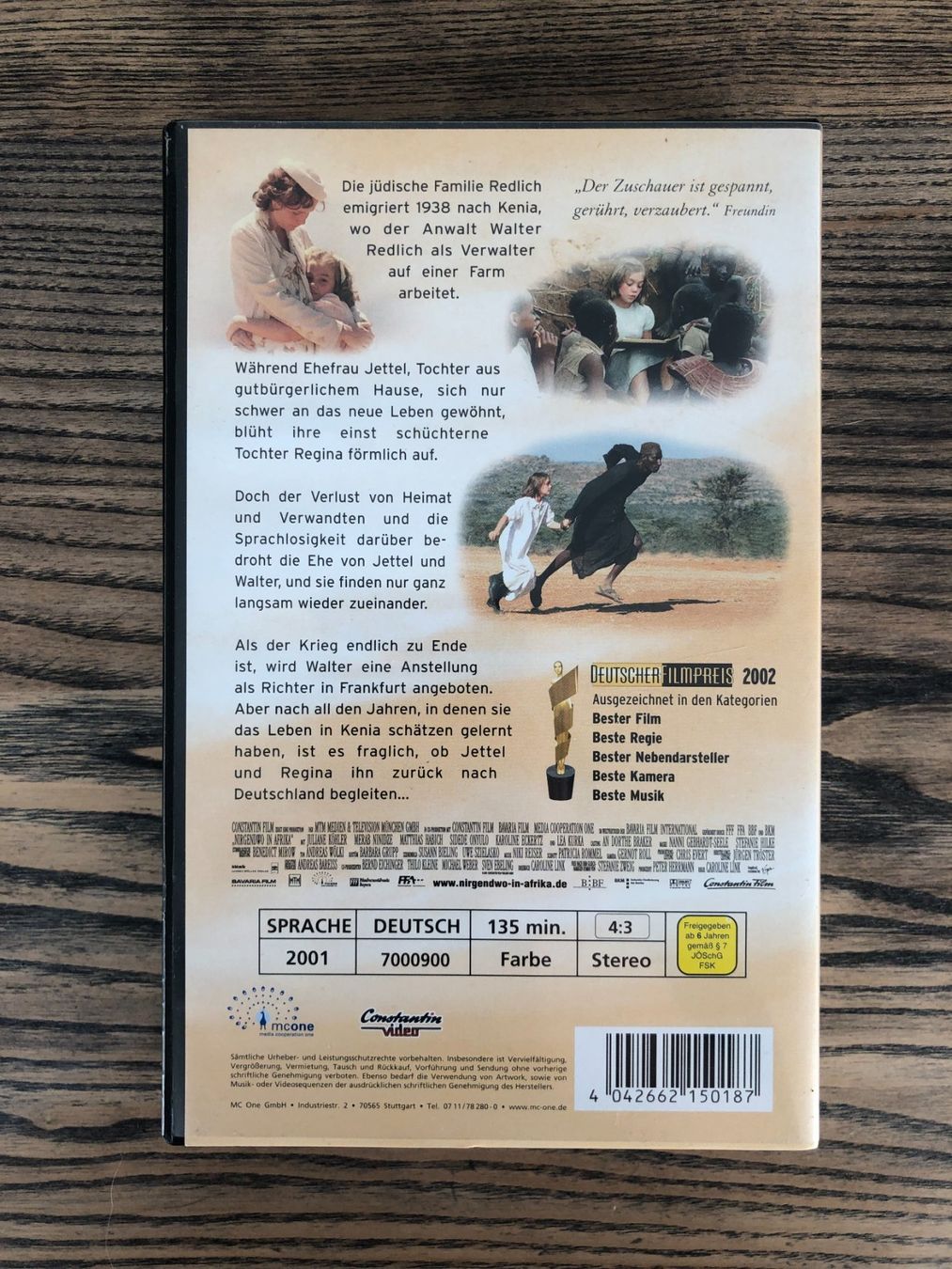 Alle VHS: VHS Videokassette Nirgendwo in Afrika – Gebraucht aus Berg am Irchel von Zweiti_Chance 2