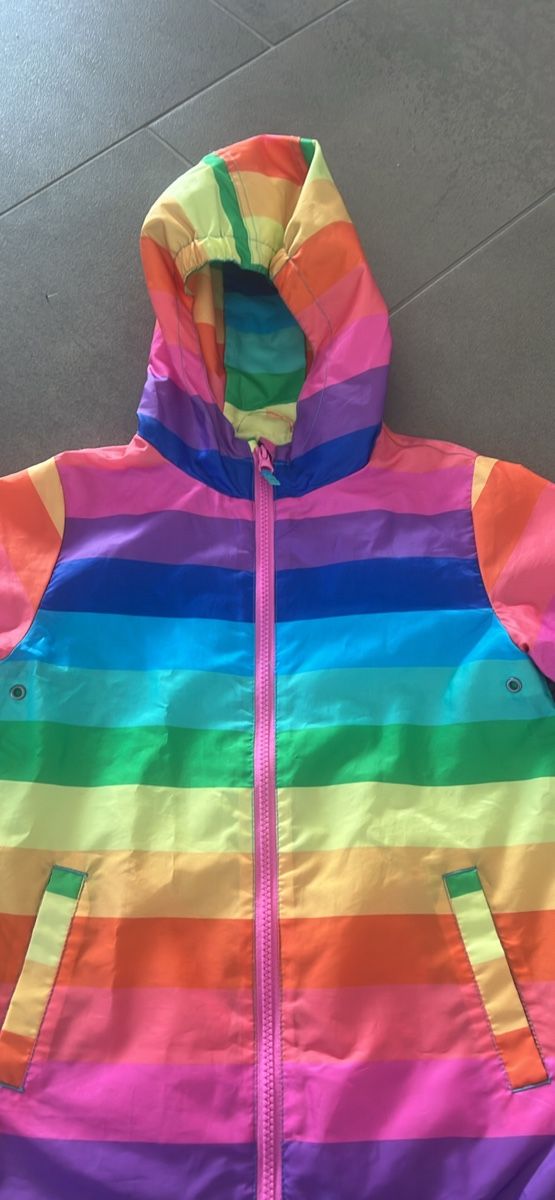 Next Giacche & Cappotti: Next Regenjacke Gr. 116 Regenbogen ! – Usato da Seon venduto da Sunny-Schmuck78 1