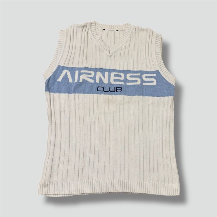 Vintage Airness knitted 90s vest retro strickveste (nike ) (Gebraucht ...