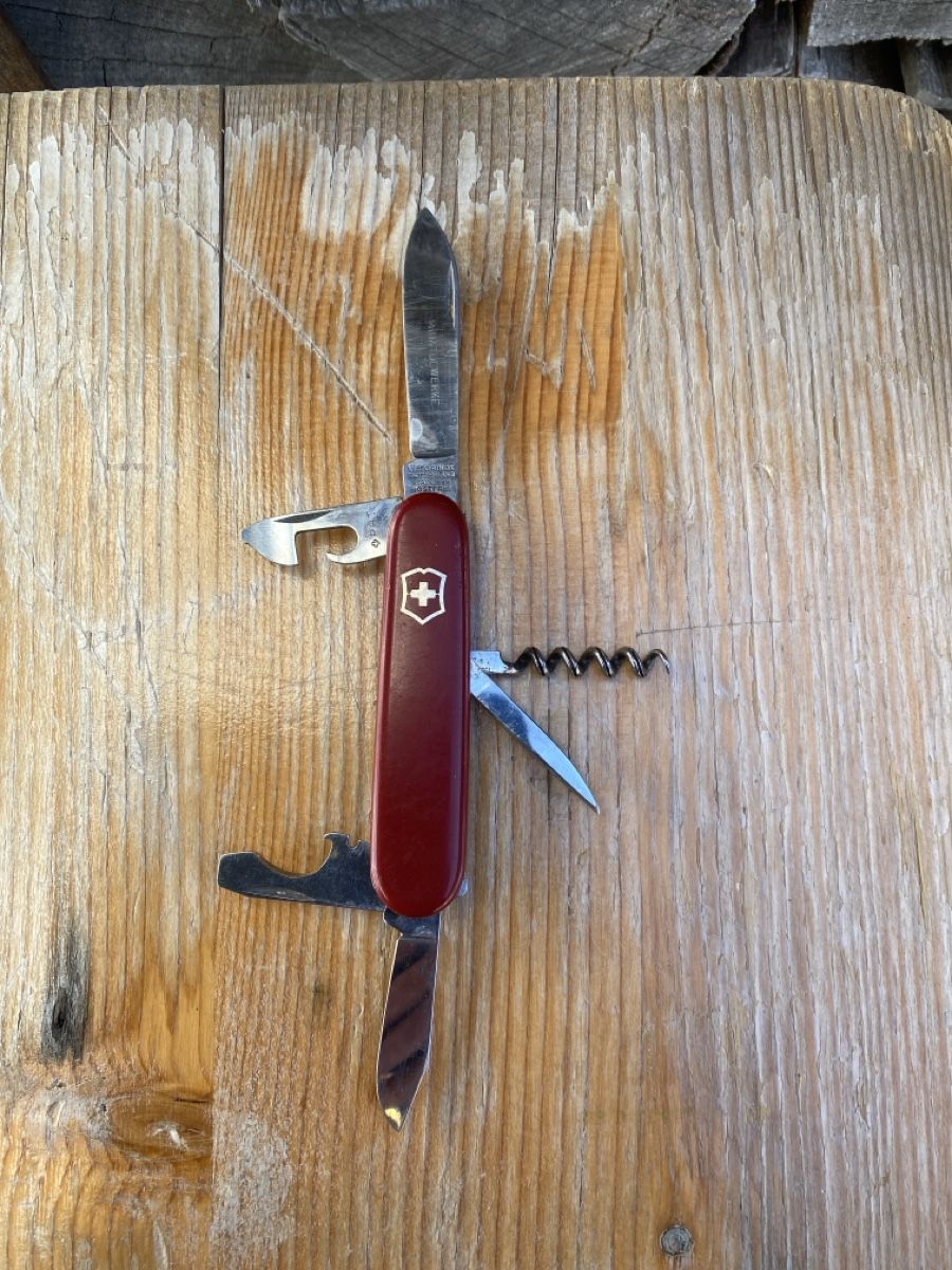 Victorinox Coltelli tascabile: Victorinox Offiziersmesser Rot – Nuovo (secondo la descrizione) da Dallenwil venduto da kavogt6