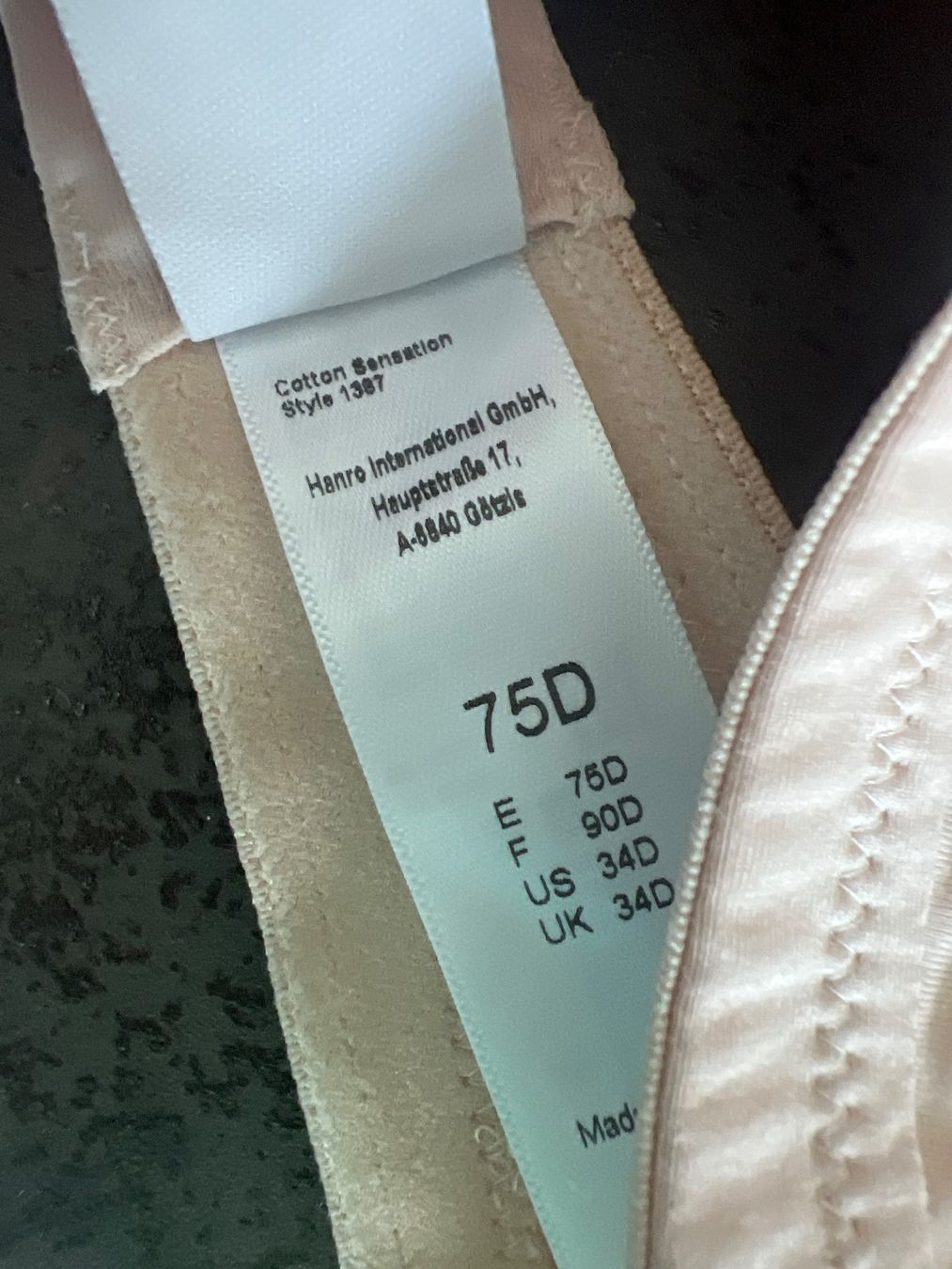 Hanro Altra biancheria intima: BH HANRO 75D neu – Nuovo (secondo la descrizione) da Dornach venduto da samuti 1