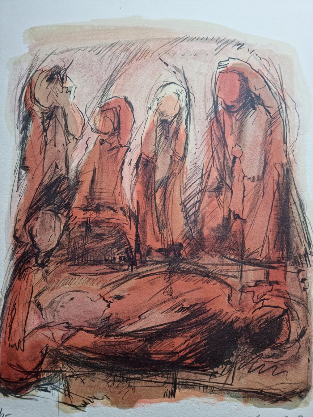 Arts picturaux & lithographies: Brigitta ENZ  LITHOGRAPHIE SIGNIERT NUMMERIERT – D'occasion à Gersau par grafik-kunst