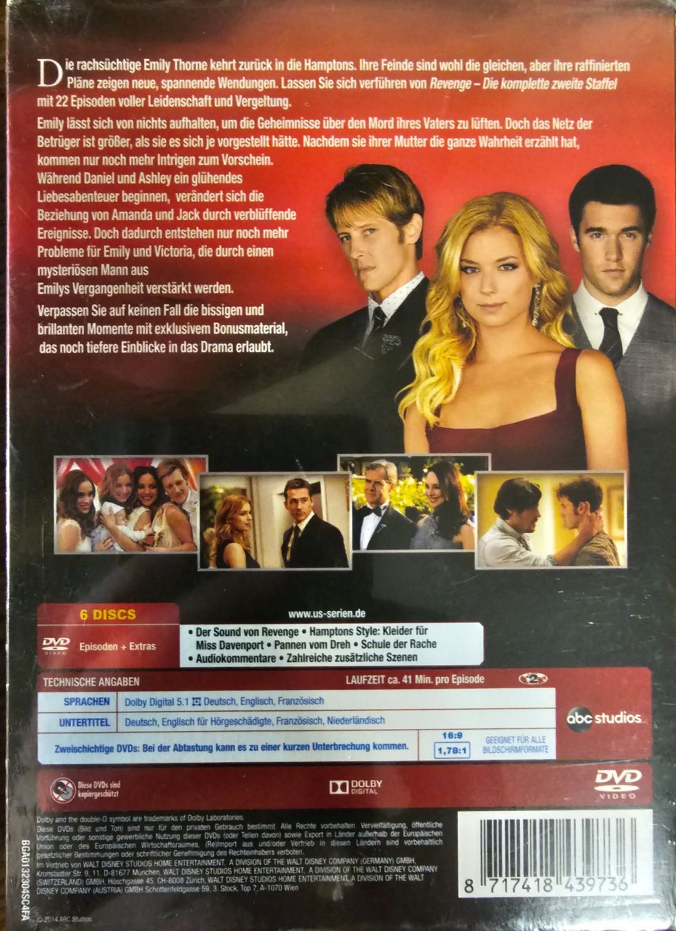 Tutti i DVDs: Revenge - Staffel 2 – Nuovo e nell'imballaggio originale da Wahlen b. Laufen venduto da Cg10 1