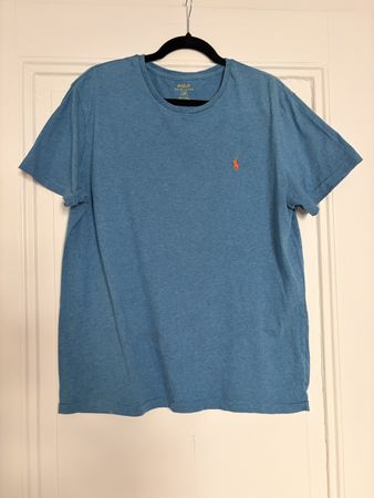 T-shirt Ralph Lauren bleu chiné - Taille L