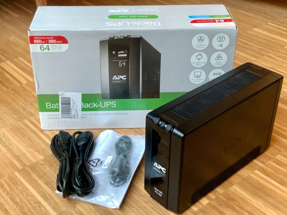 APC Back-UPS Pro 650 (BR650MI), 650 VA & 390 W | Kaufen auf Ricardo