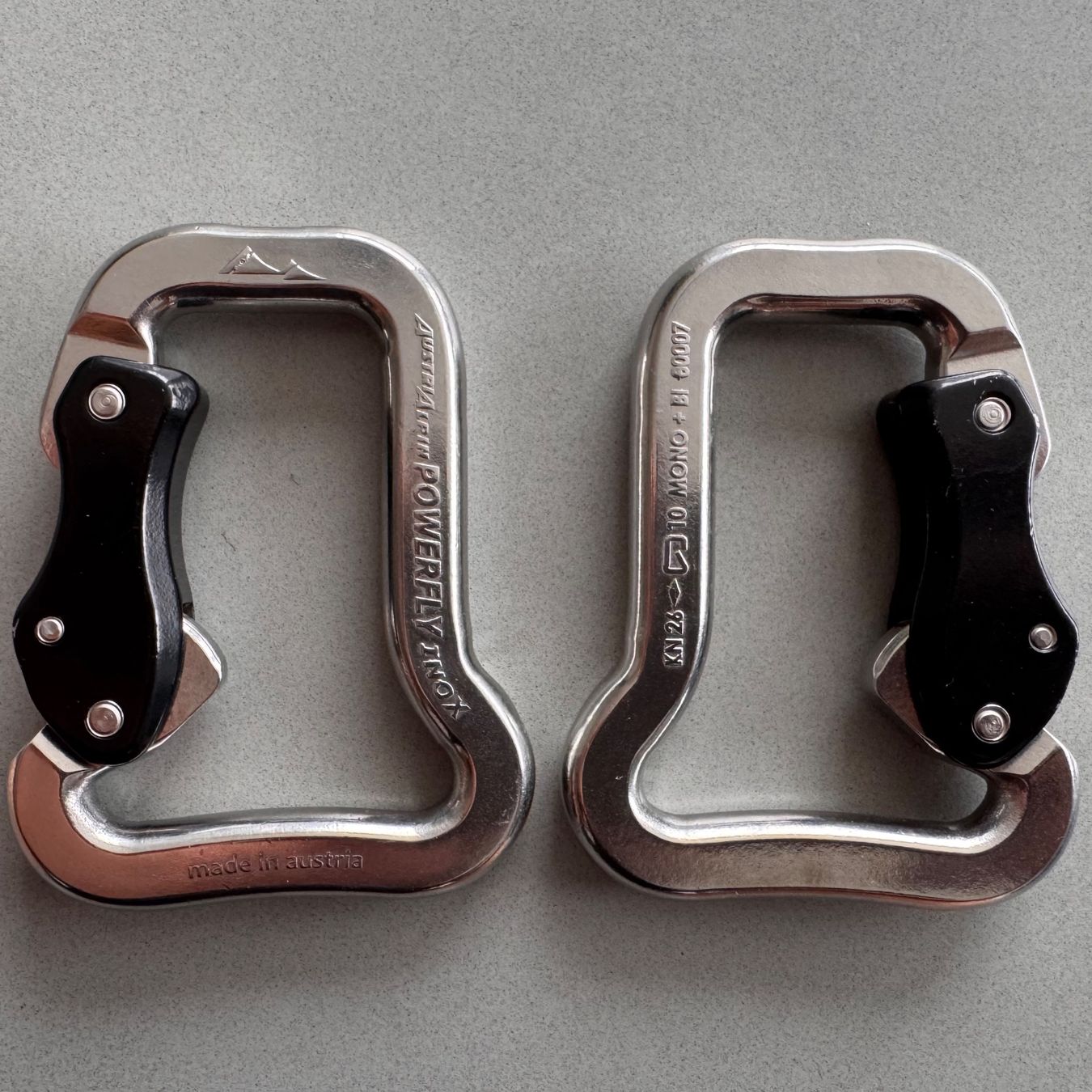 Attrezzatura da arrampicata: KARABINER AustriAlpin Powerfly Inox – Usato da Zürich venduto da jkd 1