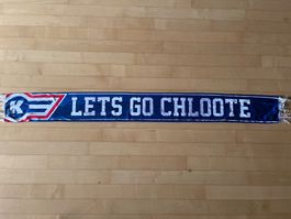 EHC Kloten Flyers Vintage Fanschal Halstuch Let's Go Chloote
